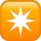 Eight-Pointed Star emoji on Apple